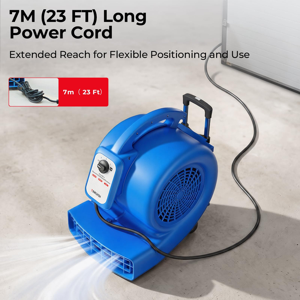 1/2 HP 1800 CFM 3 Speed Air Mover Blower Fan F178