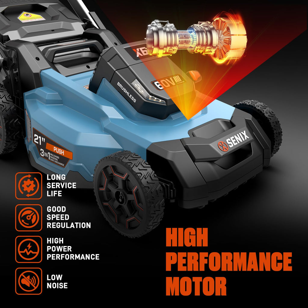 60V Electric Cordless Push Mower T791433