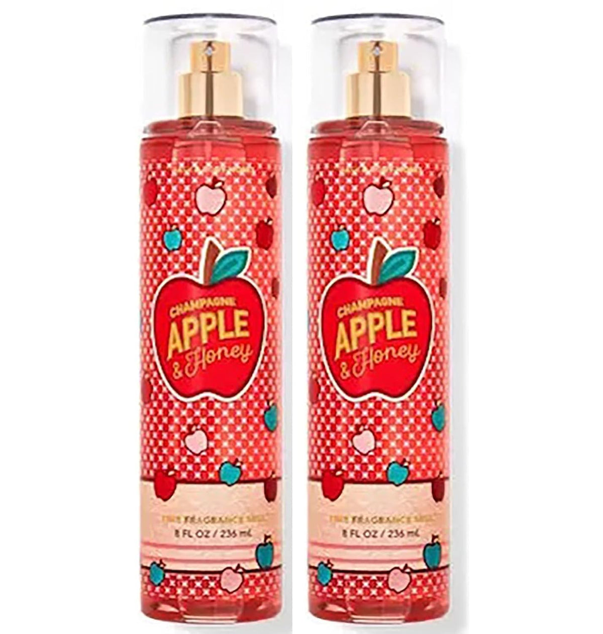 Champagne Apple & Honey Fine Fragrance Mist 4 Ounce Pack of 2 Q4898