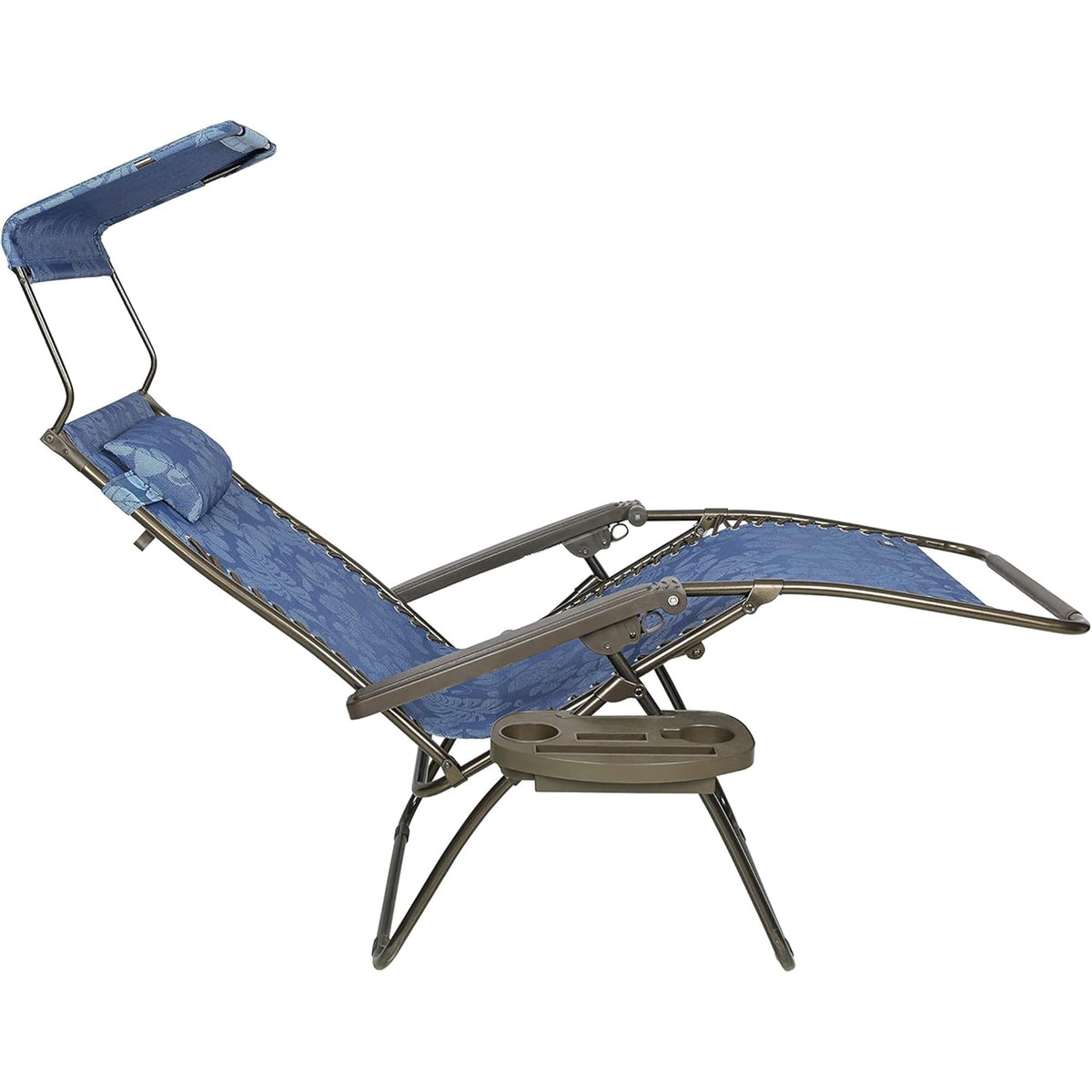 Blue Set of 2 Zero Gravity Outdoor Lounge Chair M297