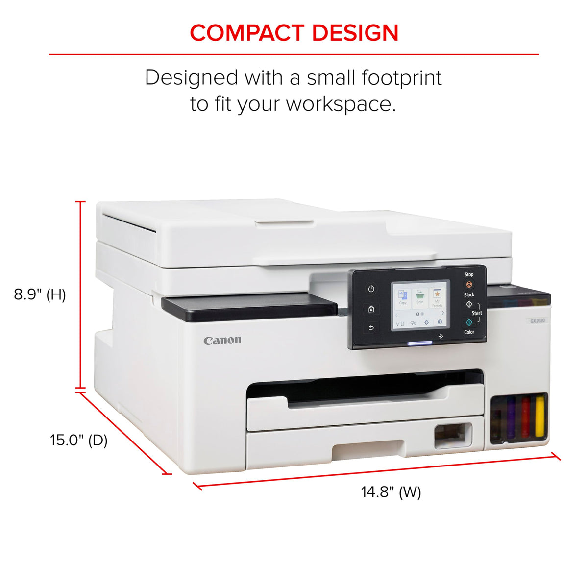 Wireless Color All-in-One Printer with Duplex Printing Z364