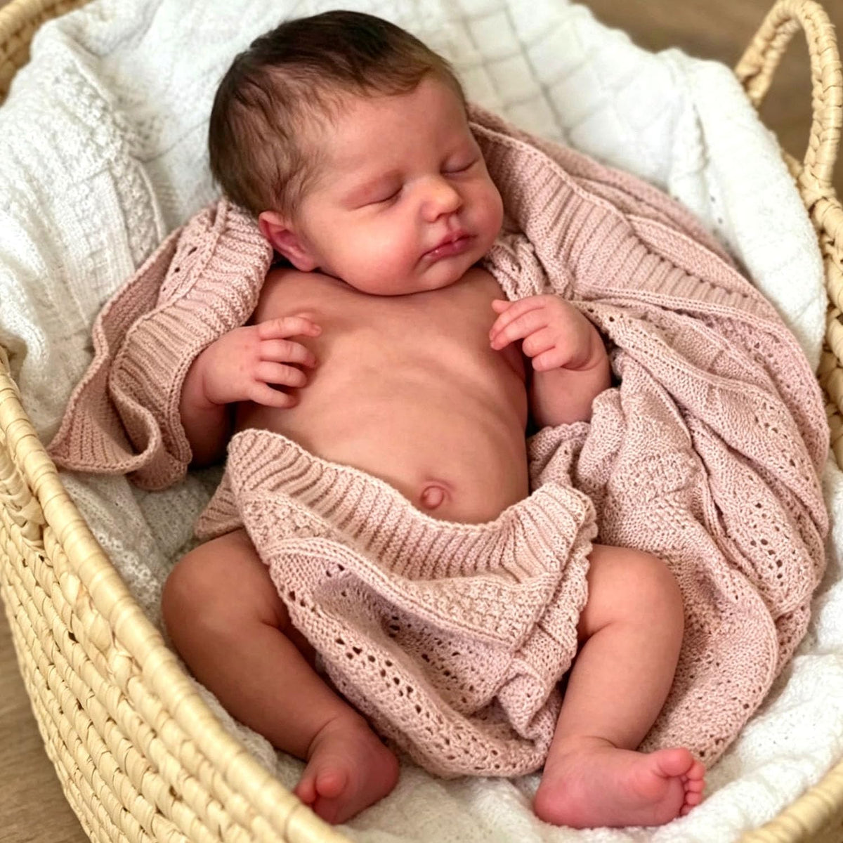 20 in Silicone Full Body Reborn Baby Doll Girl with Accessories P351
