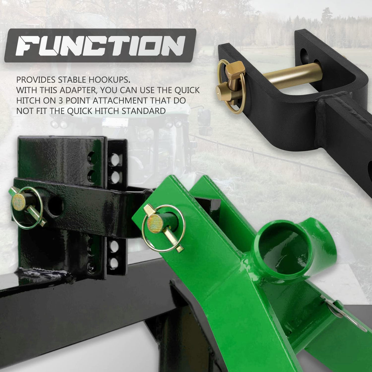 Category 1 3-Point Quick Hitch Adapter A95109