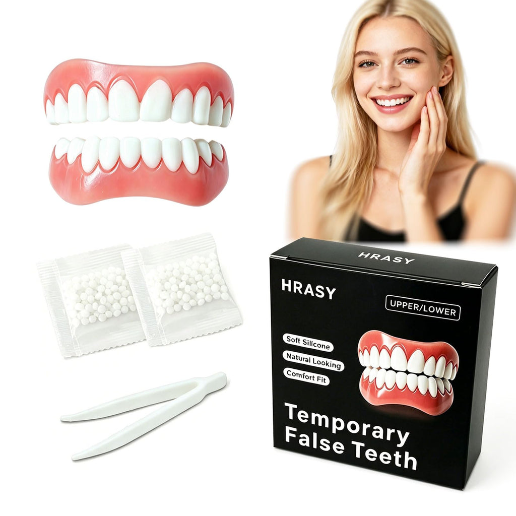 Moldable False Teeth Temporary Denture Set J911406