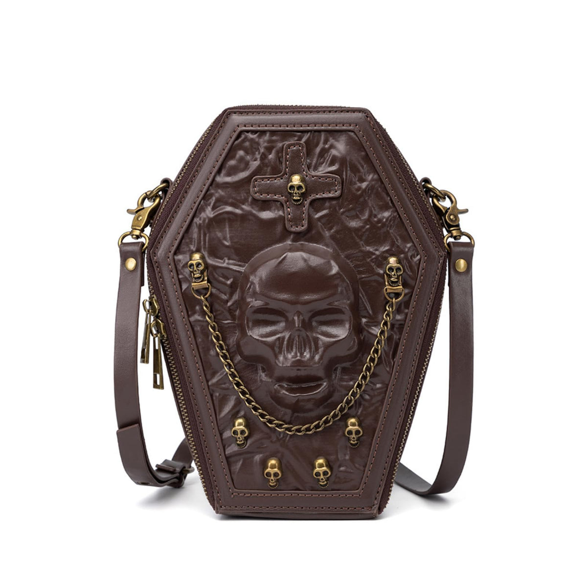 Crossbody Purse and Handbags Gothic Steampunk Retro Small Shoulder Bag P8667
