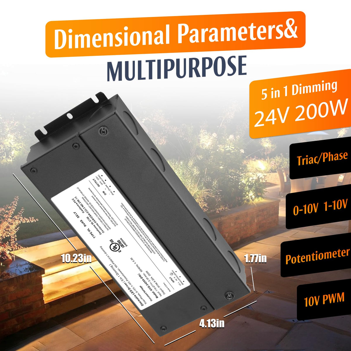 200W Dimmable LED Driver 24V Power Supply L28412