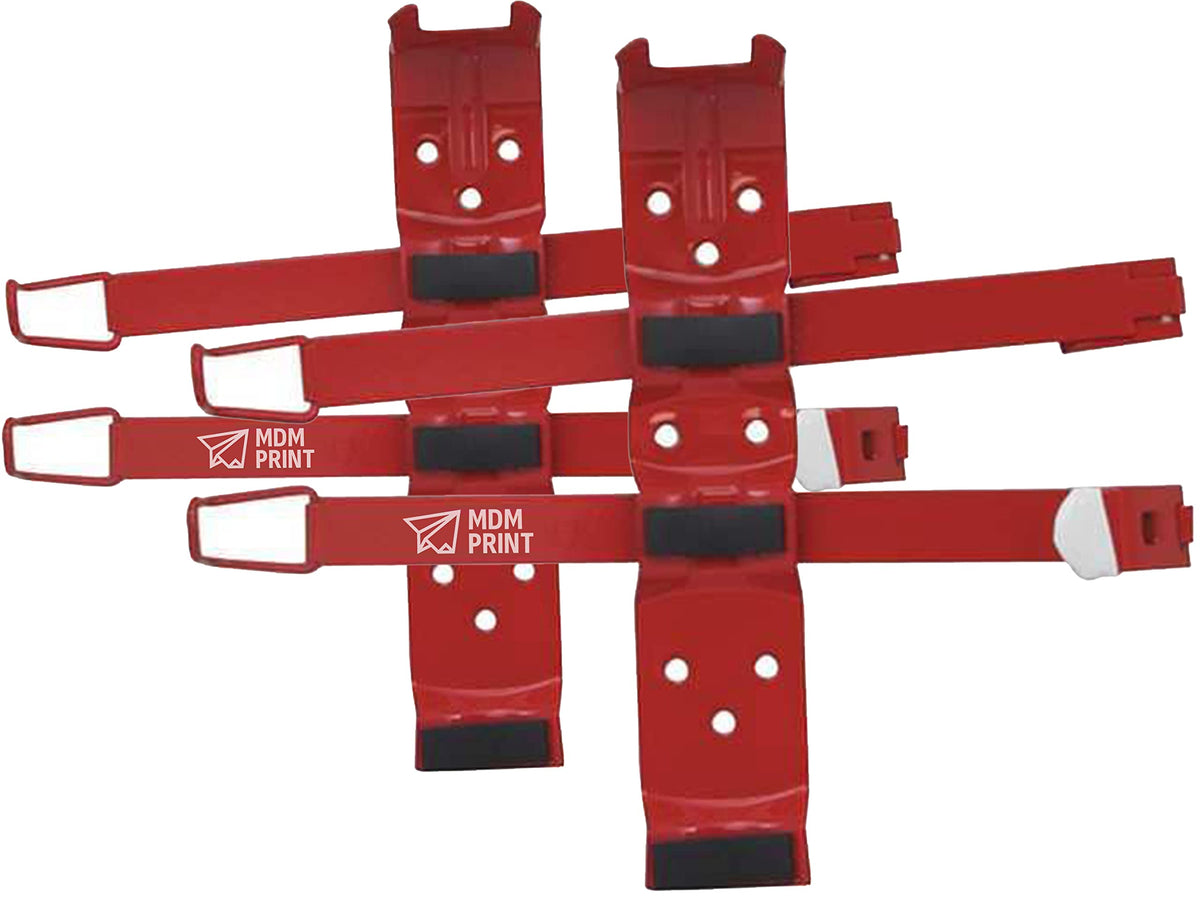 Fire Extinguisher Bracket, 3 in, 2.5 lb, Red Z9256