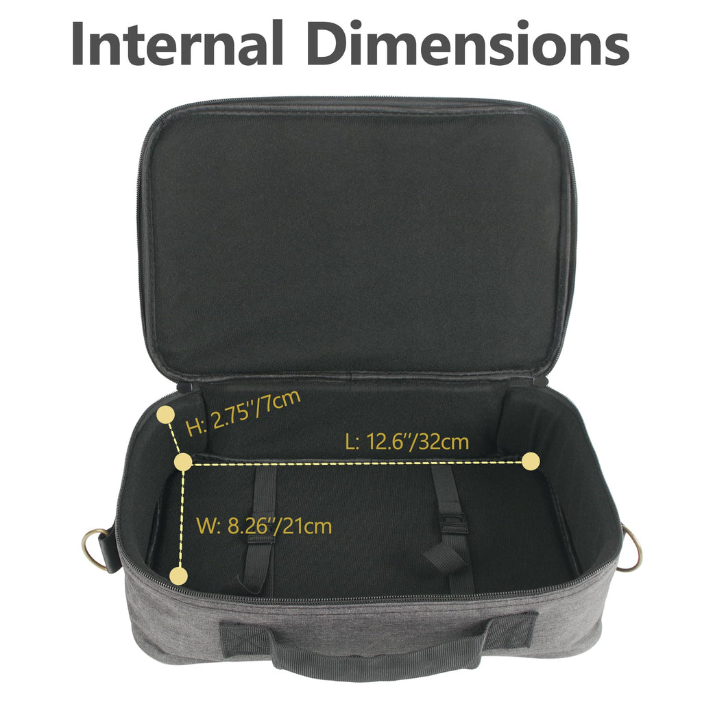 Padded Guitar Pedalboard Carry Case J1476