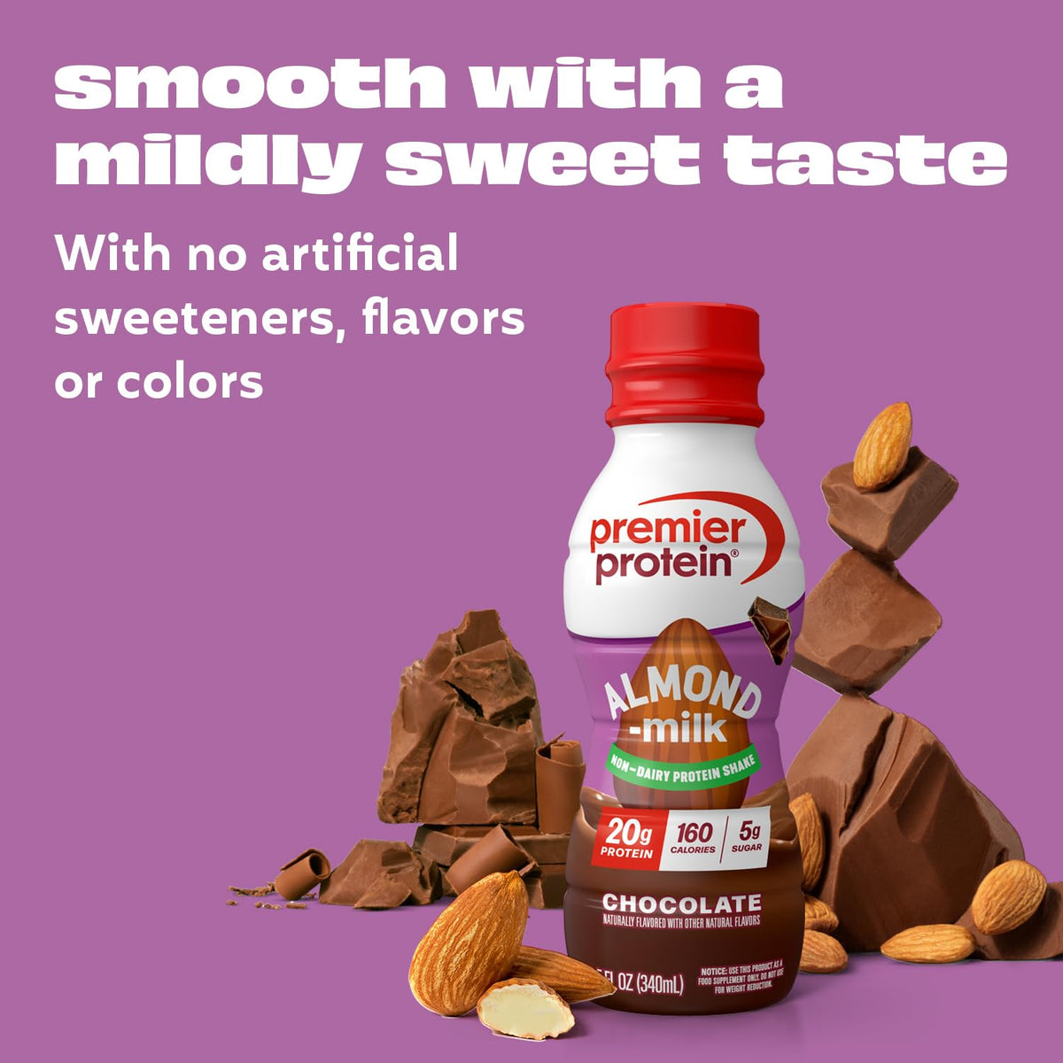 Chocolate Almondmilk Protein Shake 12 Pack C450