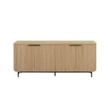 69 Inch Coastal Oak Sideboard Buffet E3888