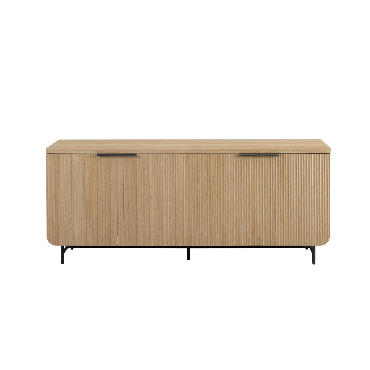 69 Inch Coastal Oak Sideboard Buffet E3888