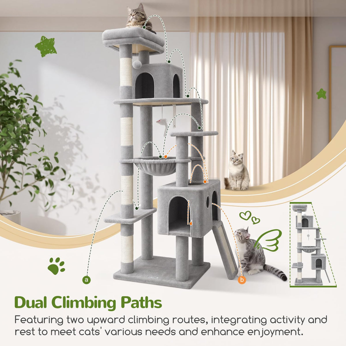 Heavy Duty Cat Tree Tower B645180