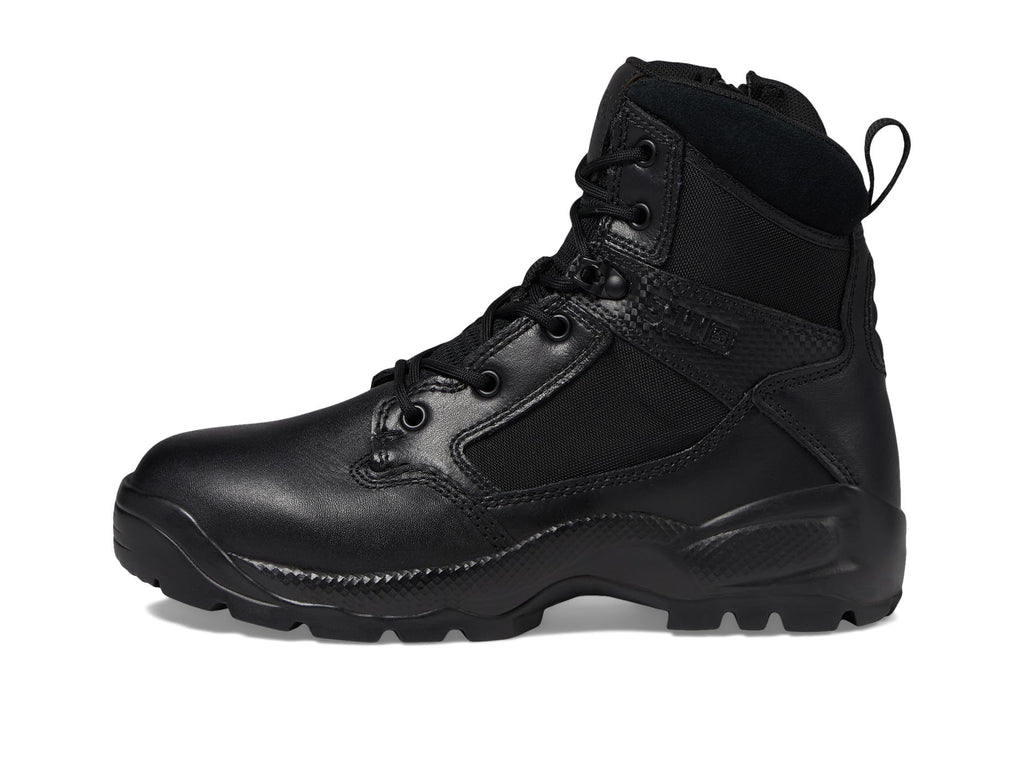 Black 6-Inch Side-Zip Work Boots V871873