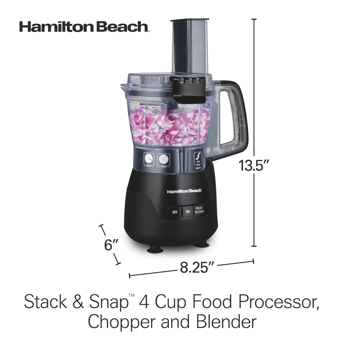 4-Cup Mini Food Processor & Vegetable Chopper J7066