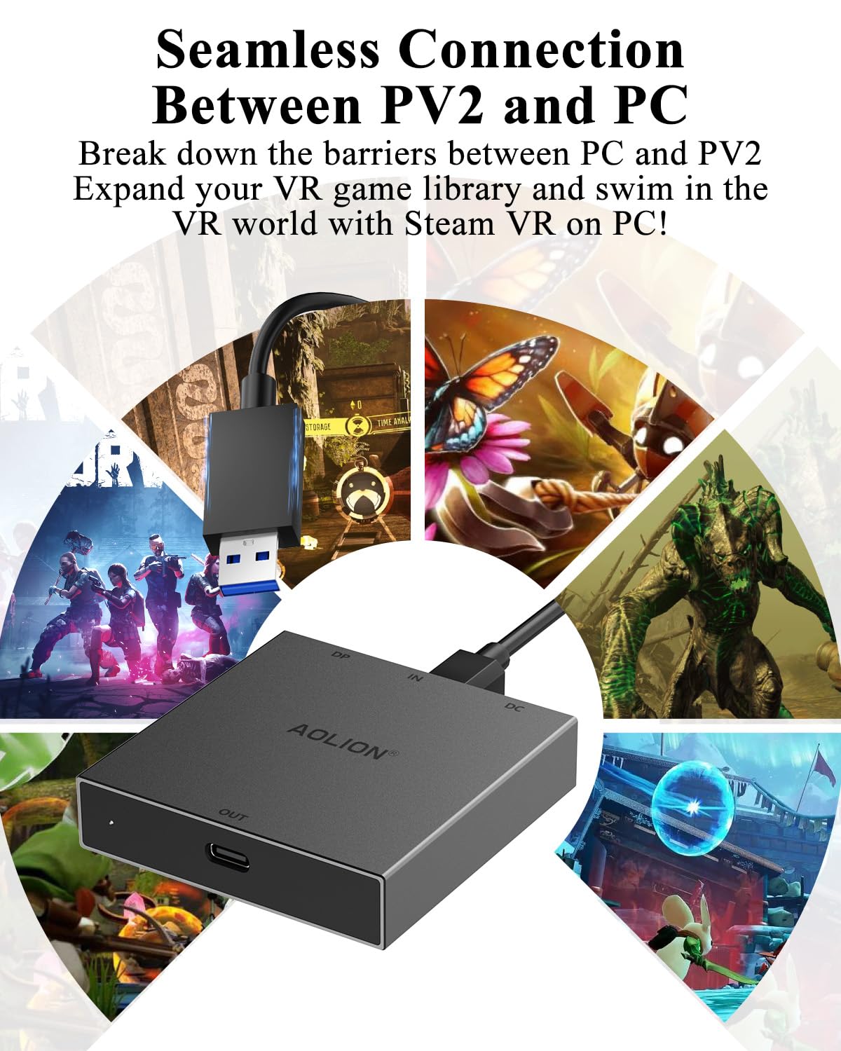 PC Adapter for VR2 Headset U12491
