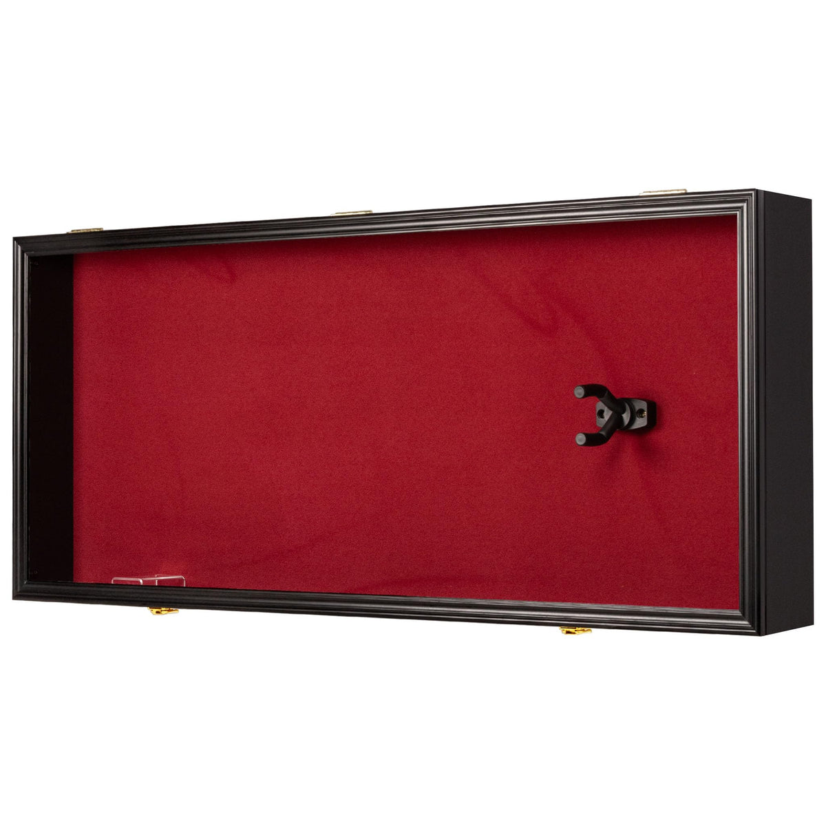 41" Lockable Guitar Display Case with Red Felt Interior Q9412