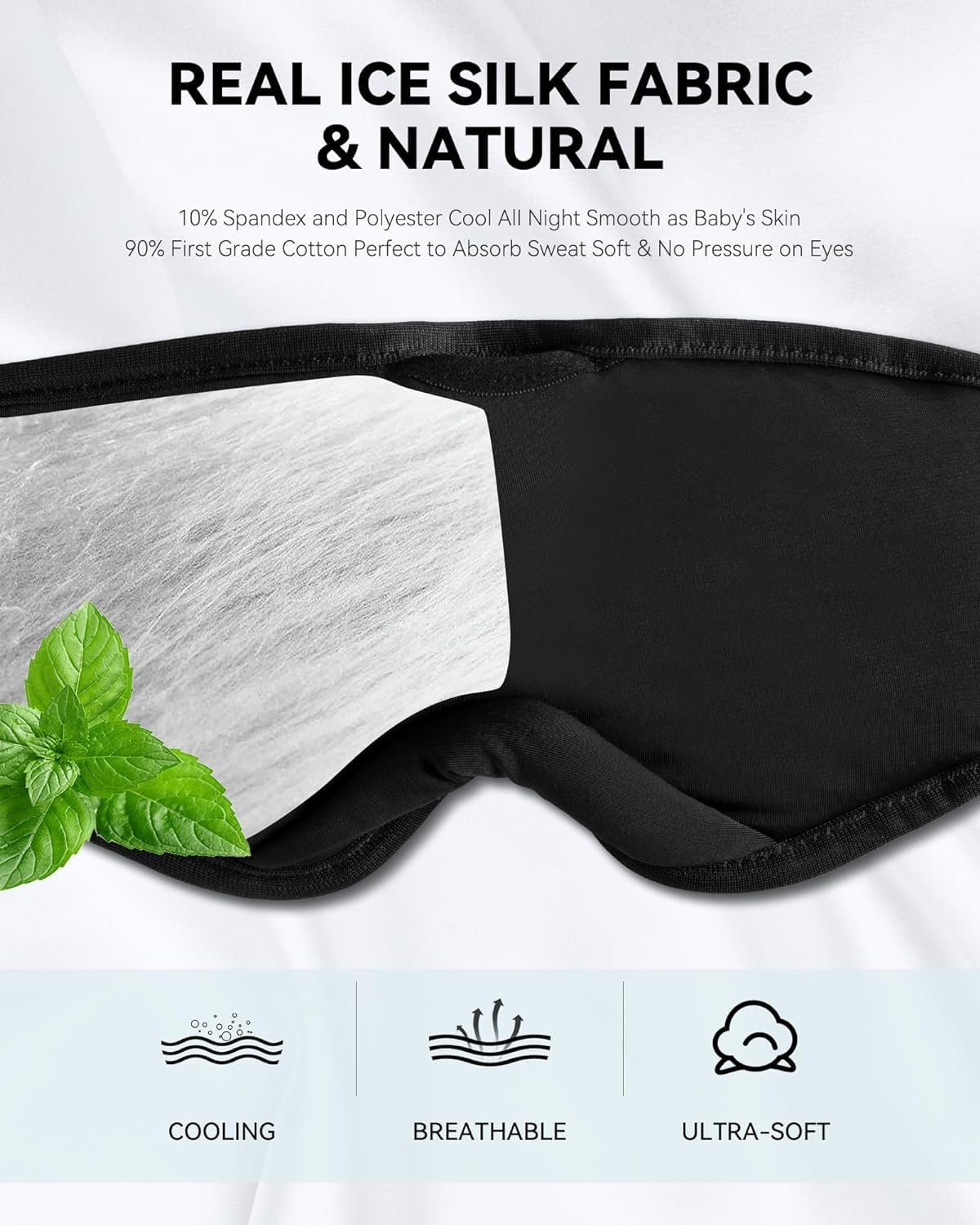 Bluetooth Sleep Headphones Eye Mask Headband E94209