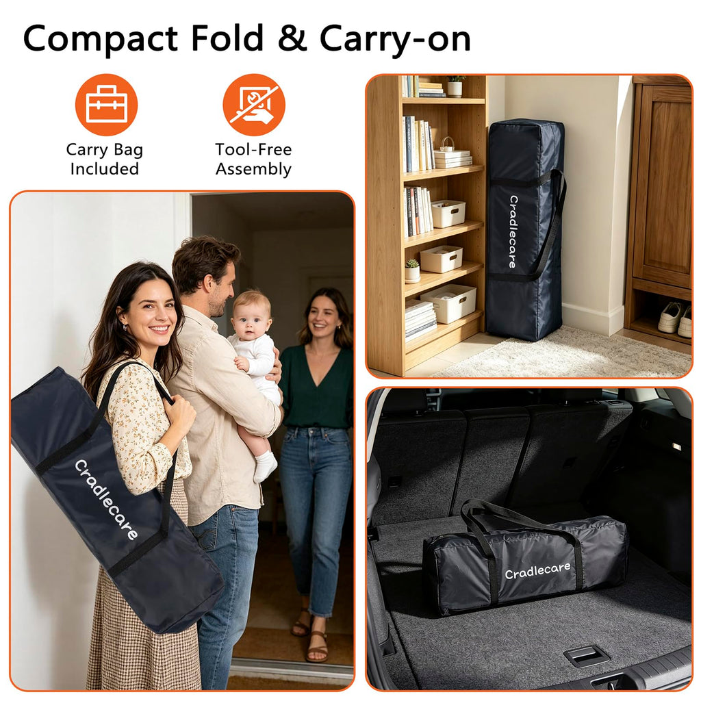3-in-1 Pack and Play Playard with Bassinet & Changing Table F208
