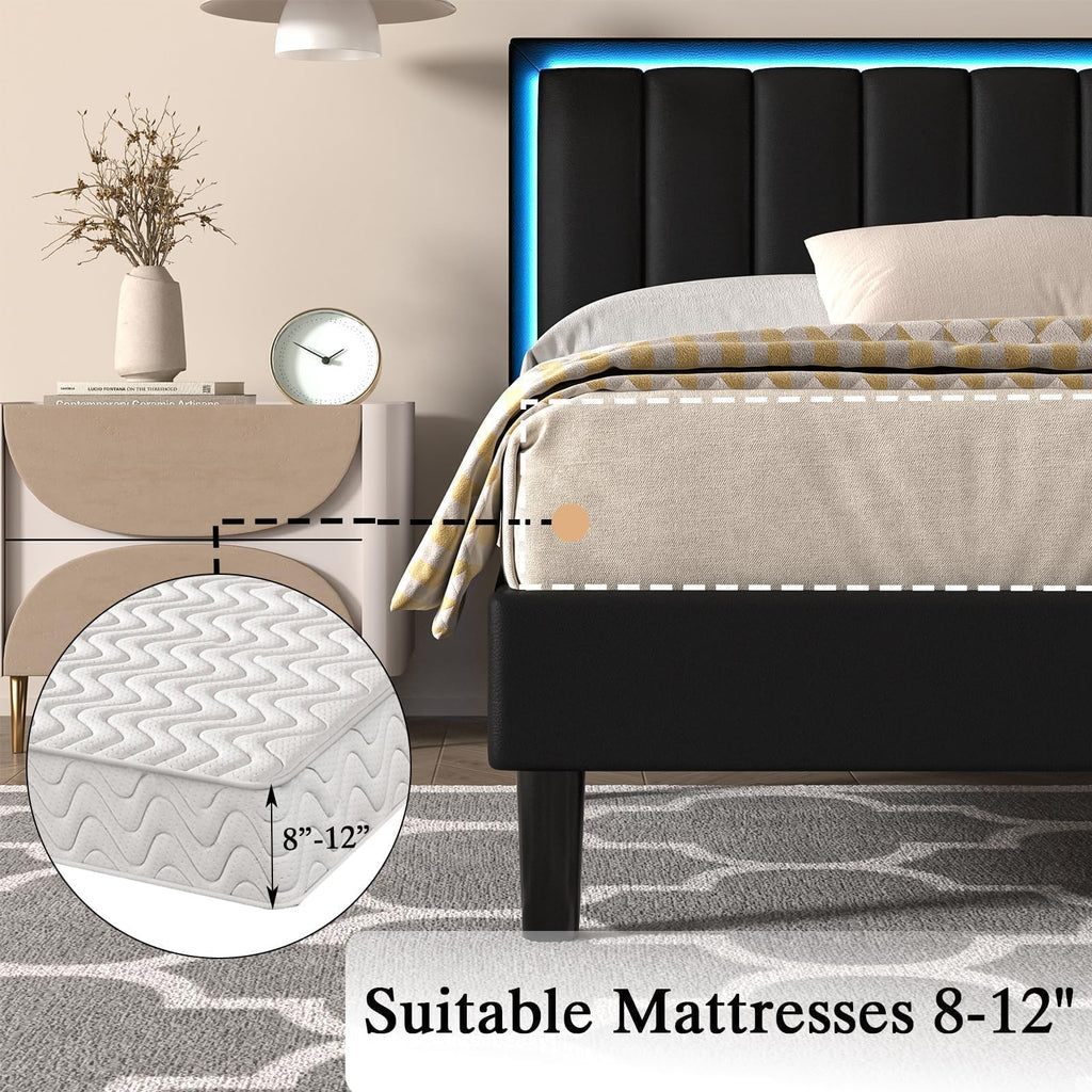 Twin Bed Frame with Headboard H44903