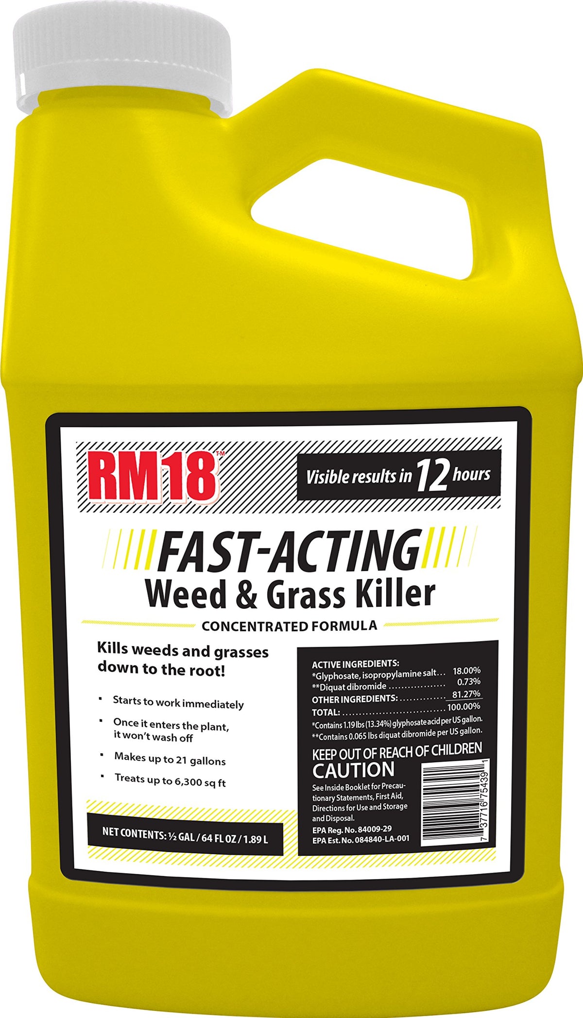 Fast-Acting Weed and Grass Killer, 64-ounce T732