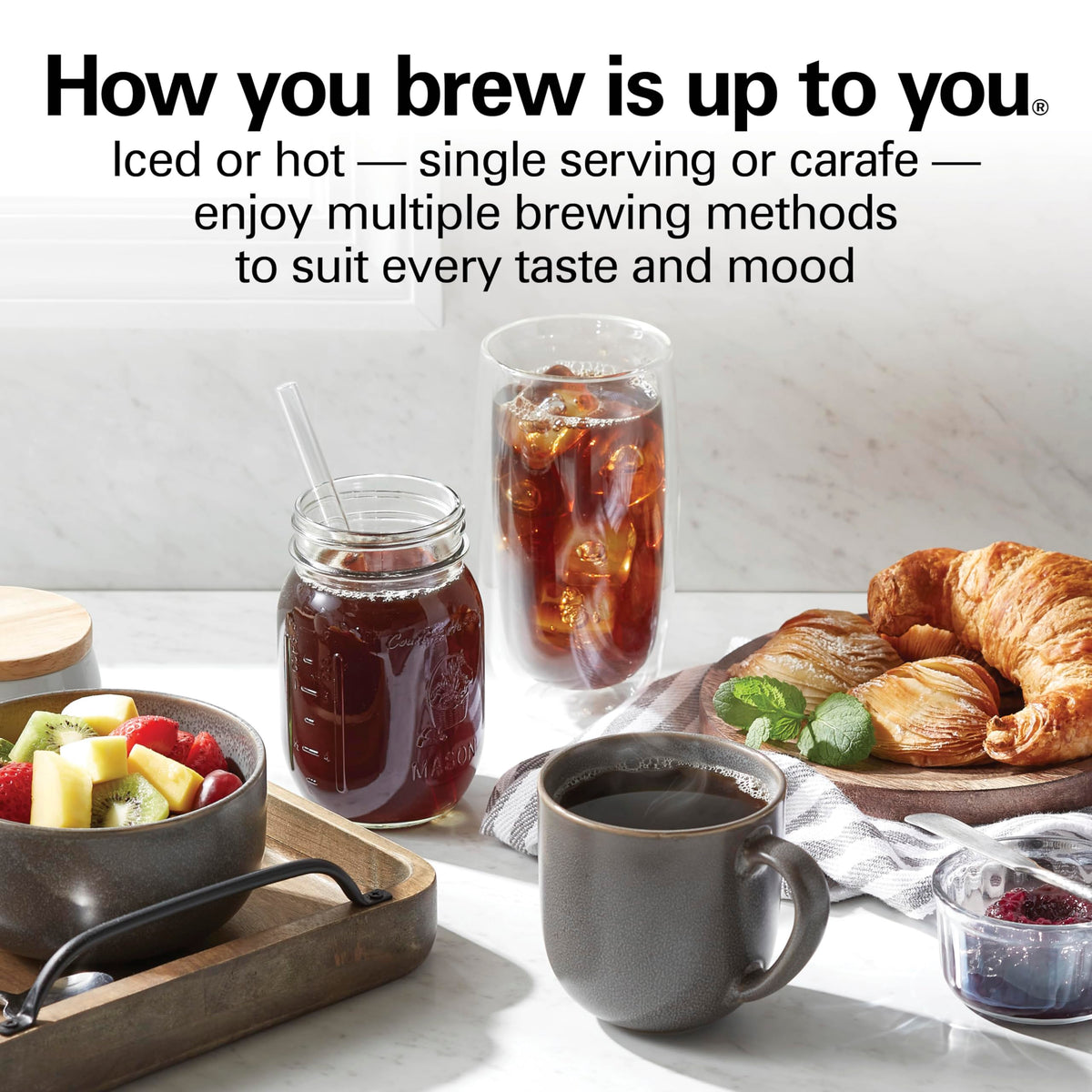 5-in-1 Drip & Single Serve Coffee Maker Q417459