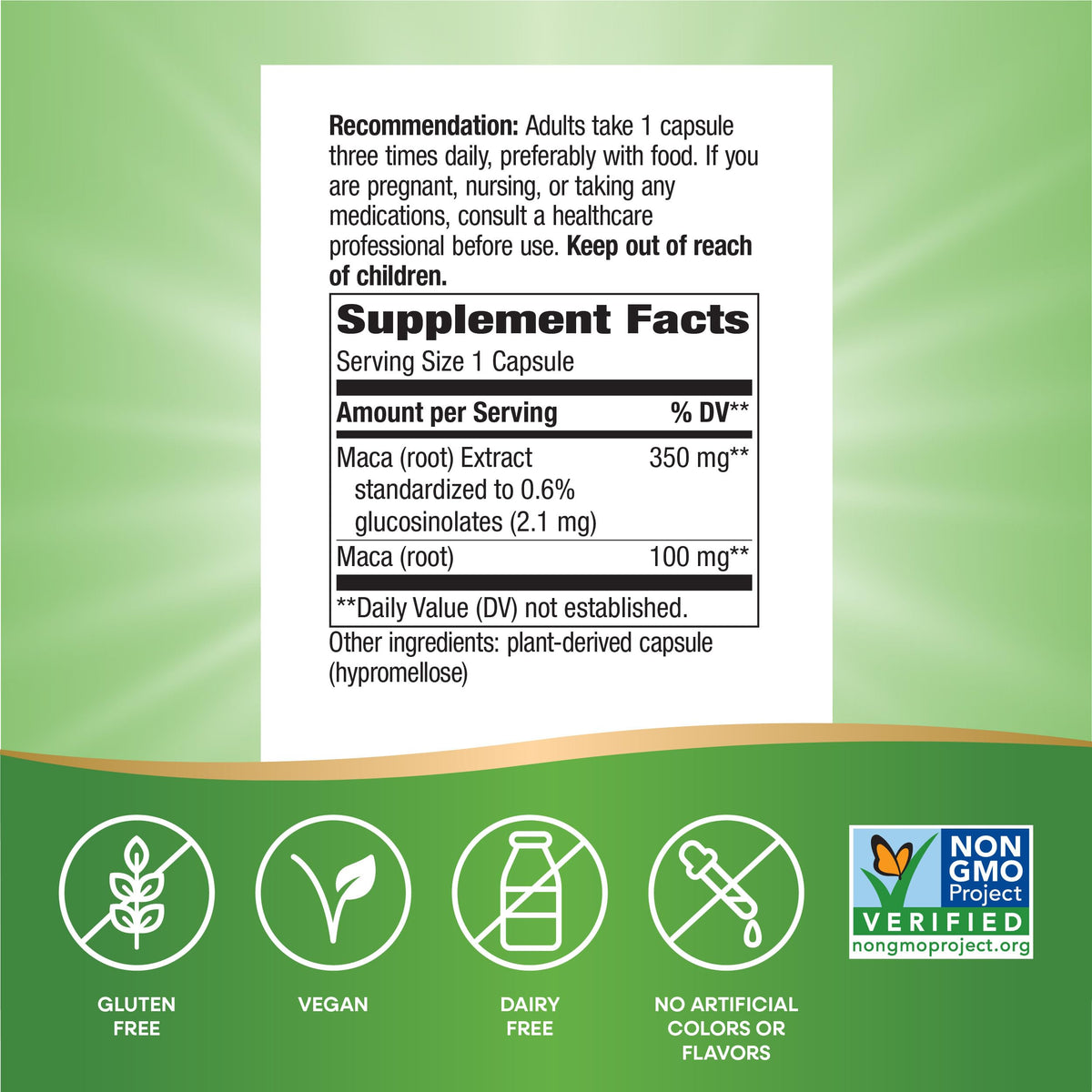 Maca Standardized Extract 60 ct C36255