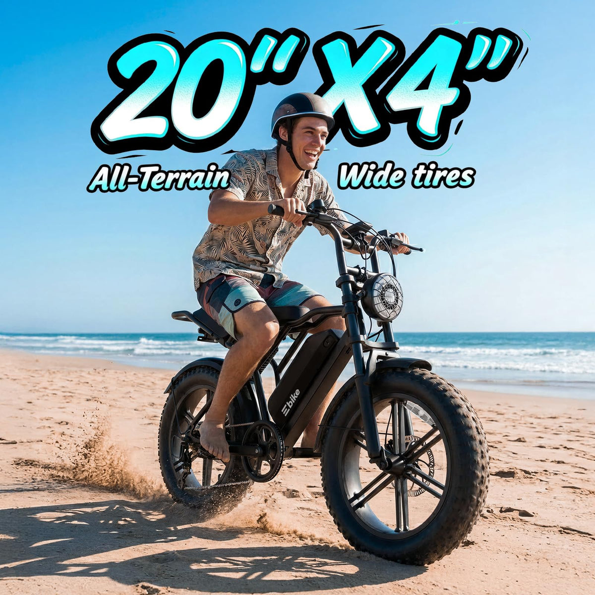 Electric Bike for Adults 48V 15Ah Fat Tire P3103