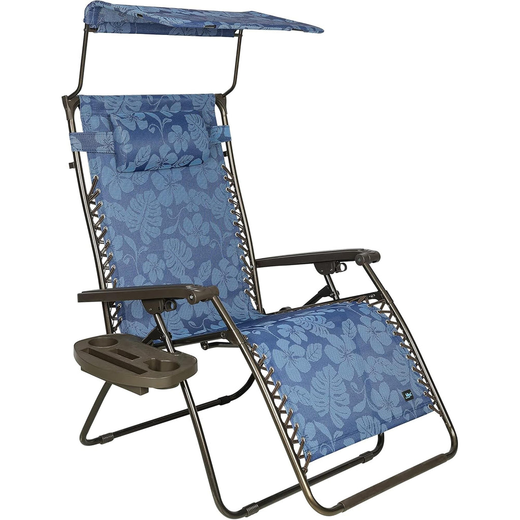 Blue Set of 2 Zero Gravity Outdoor Lounge Chair M297