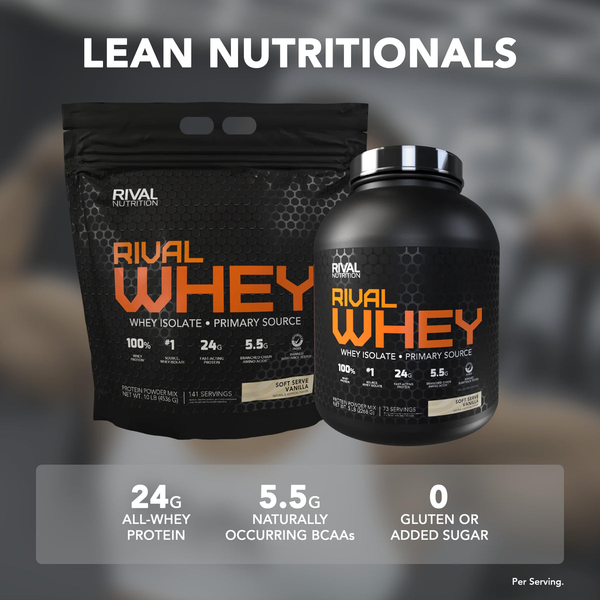 Chocolate Peanut Butter Whey Protein Powder 5 lb L66425