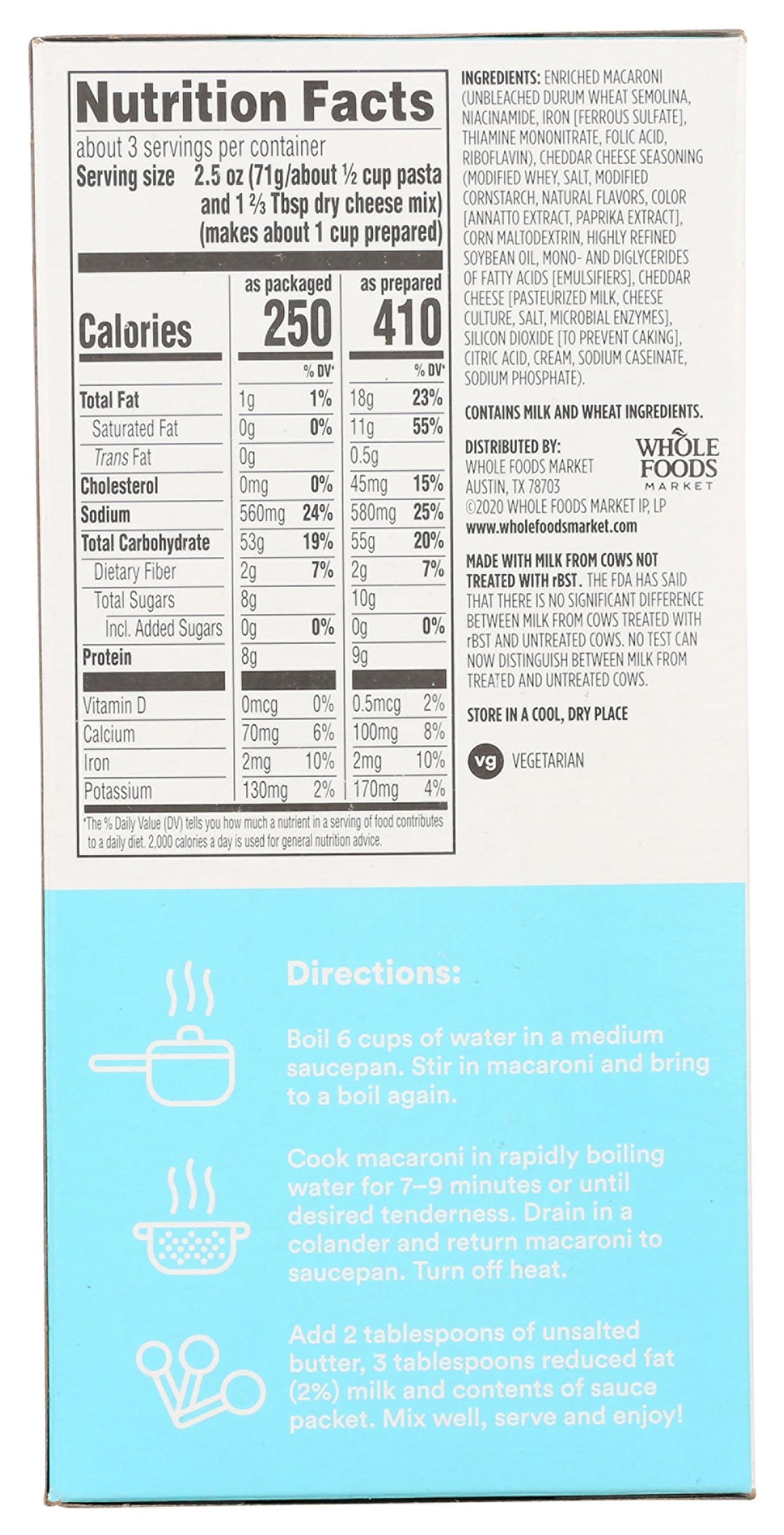 Macaroni & Cheese 7.25 Ounce D826