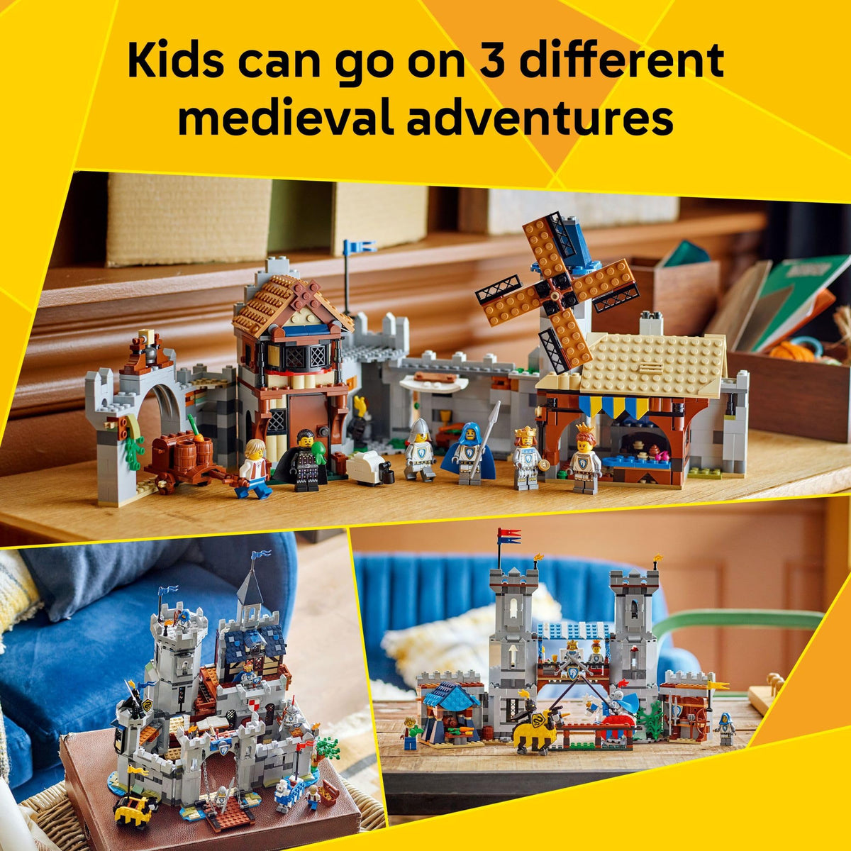 Medieval Horse Knight Castle Building Toy Z747849