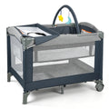 3-in-1 Pack and Play Playard with Bassinet & Changing Table F208
