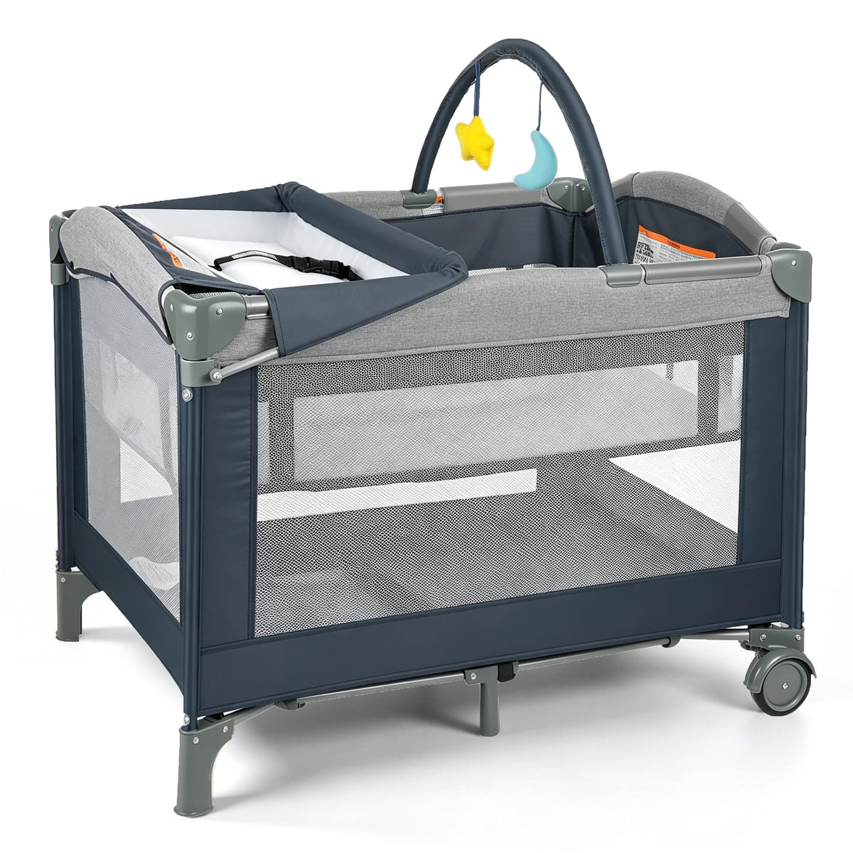 3-in-1 Pack and Play Playard with Bassinet & Changing Table F208