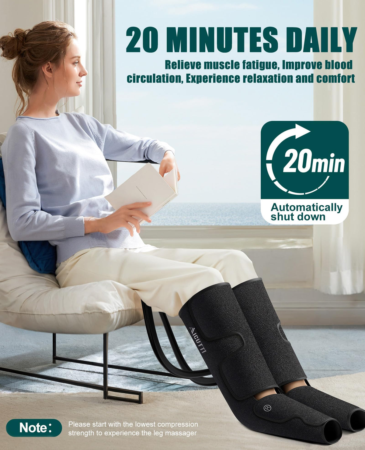 Full Leg Massager with Heat Y73256