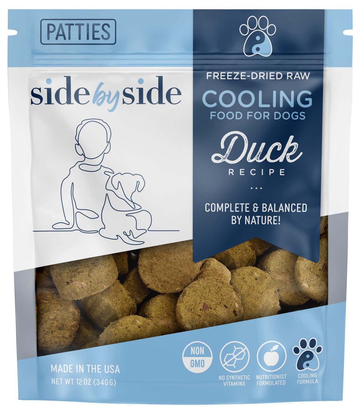 Freeze Dried Dog Food, 12 oz Y8618