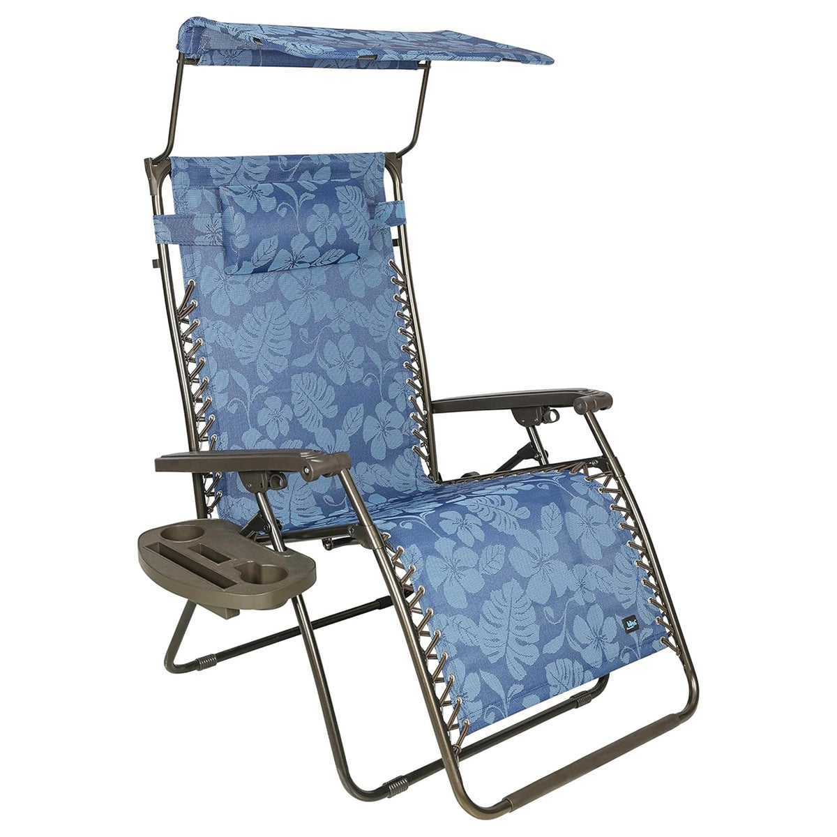 Blue Set of 2 Zero Gravity Outdoor Lounge Chair M297