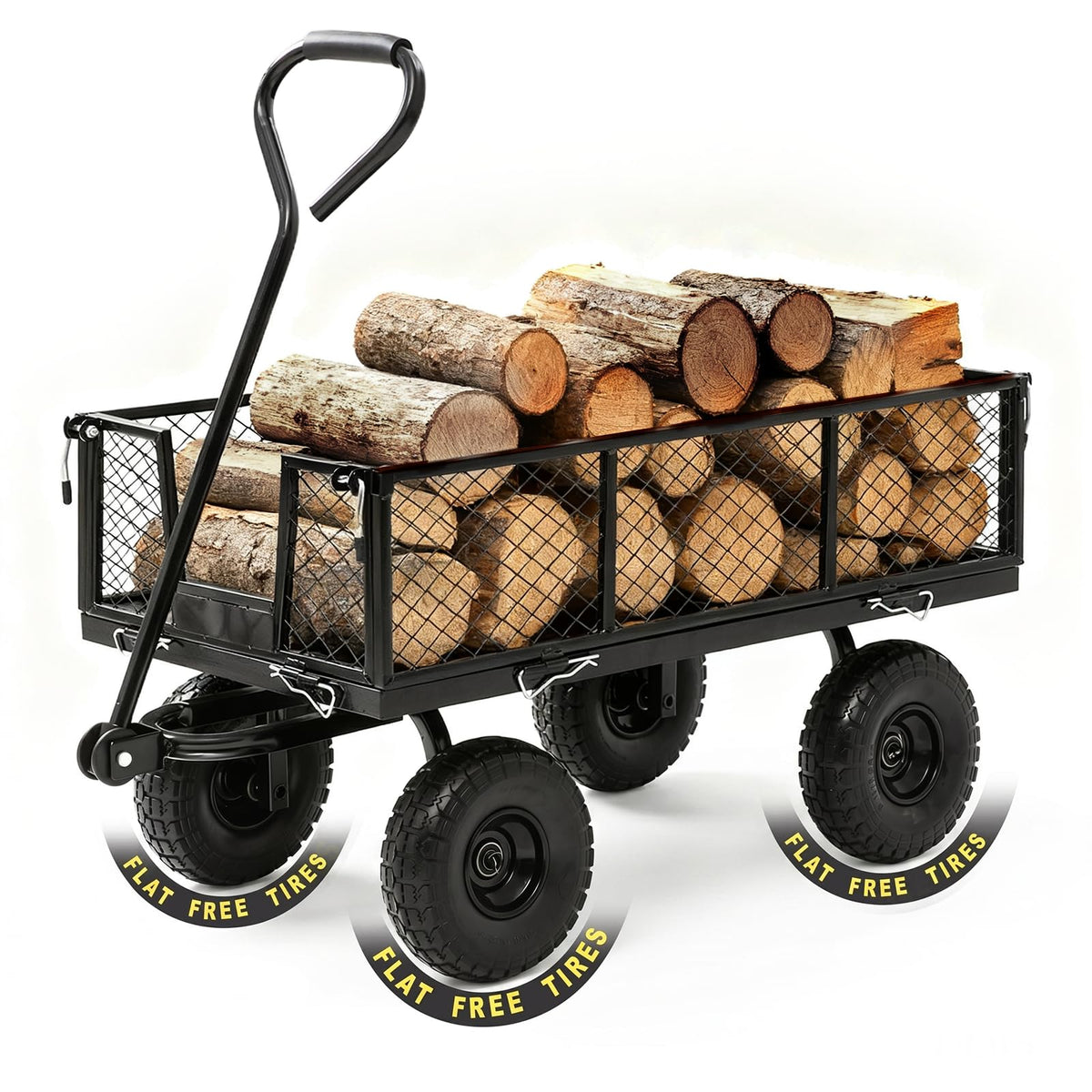 Steel Garden Cart 4 Cu Ft Utility Wagon M523766