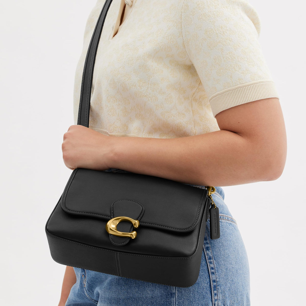 Soft Calf Leather Shoulder Bag I6103