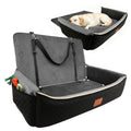 Large Dog Car Seat Portable Travel Dog Bed Velvet Memory Foam F2130