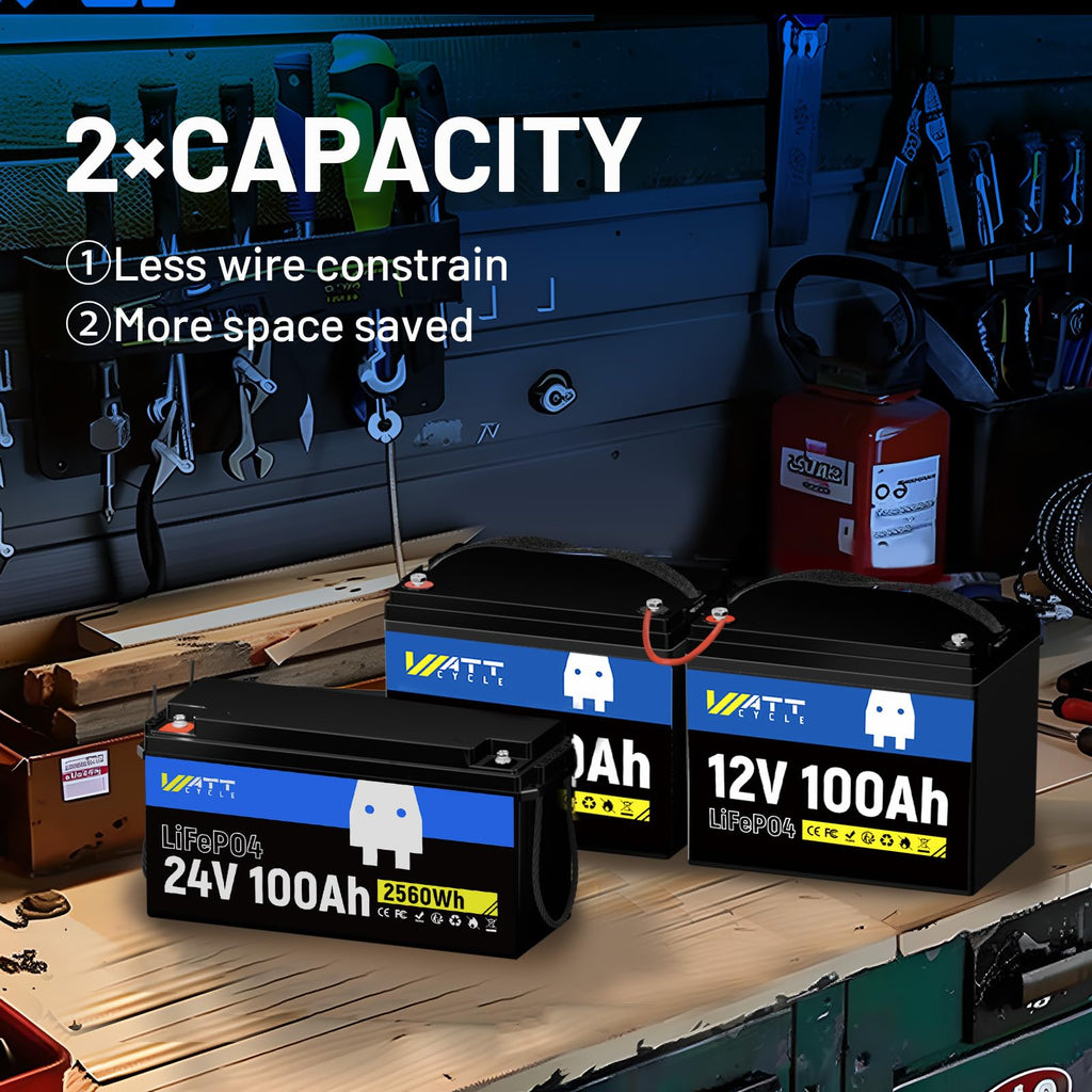 24V 100Ah LiFePO4 Battery Z67174