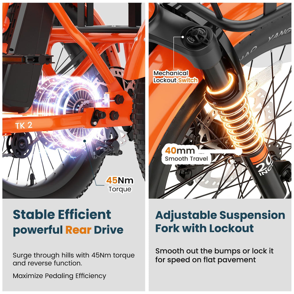 Fat Tire Folding Electric Tricycle U218154