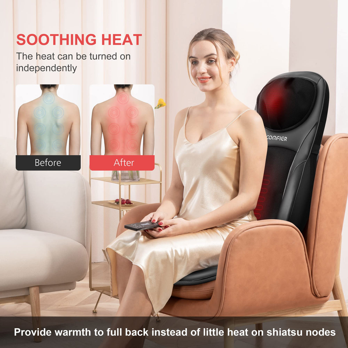 Shiatsu Neck Back Massager with Heat R616