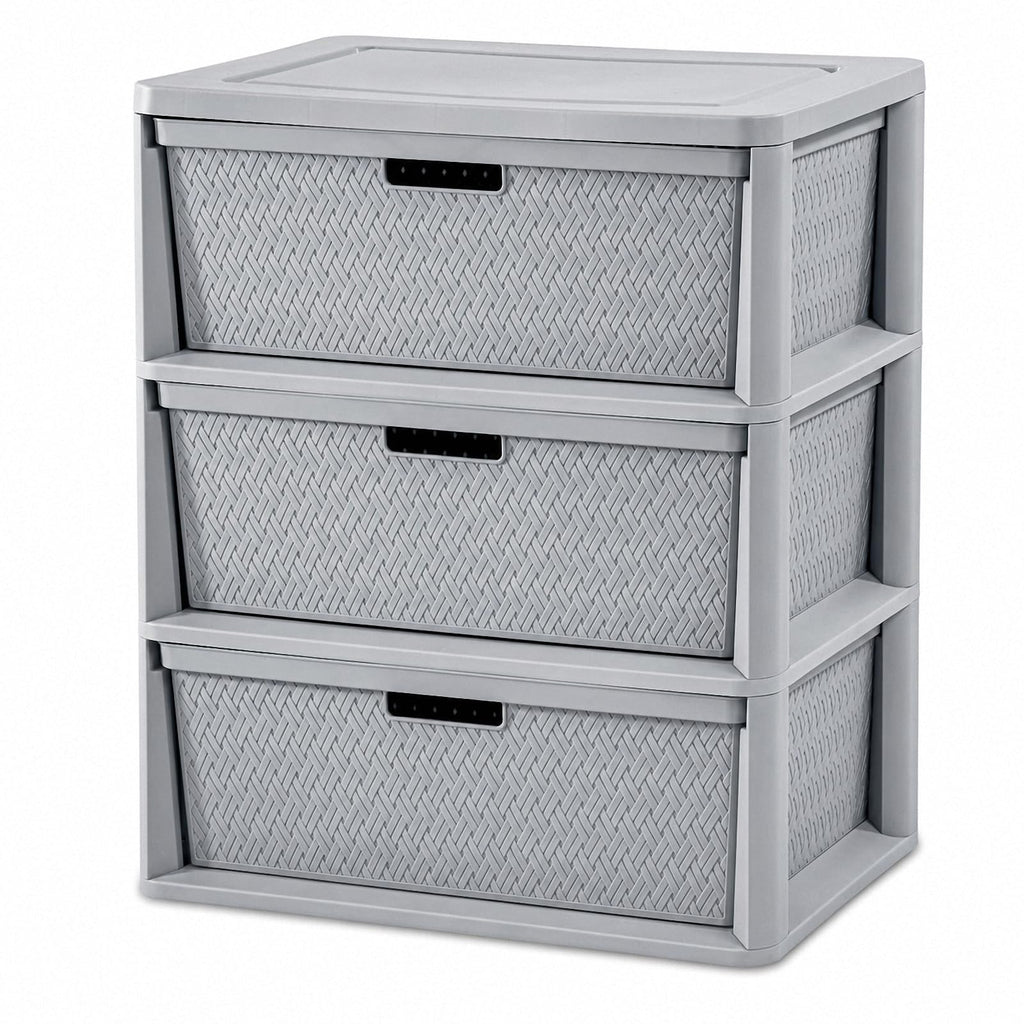 3 Drawer Plastic Storage Organizer O61777