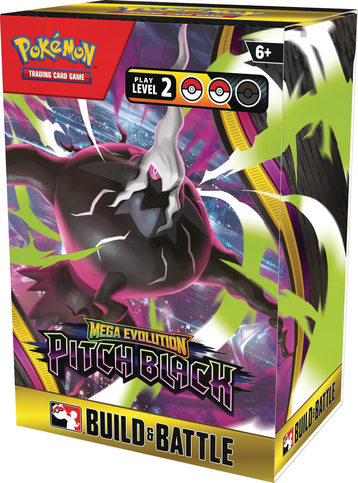 Pokémon Tcg: Mega Evolution—pitch Black Build & Battle Box A46000