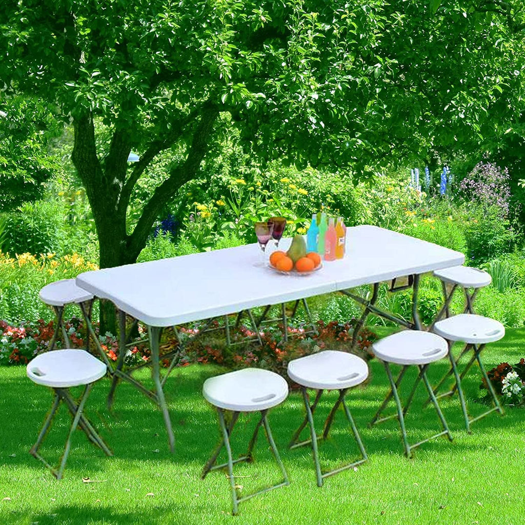 White Folding Table X6826