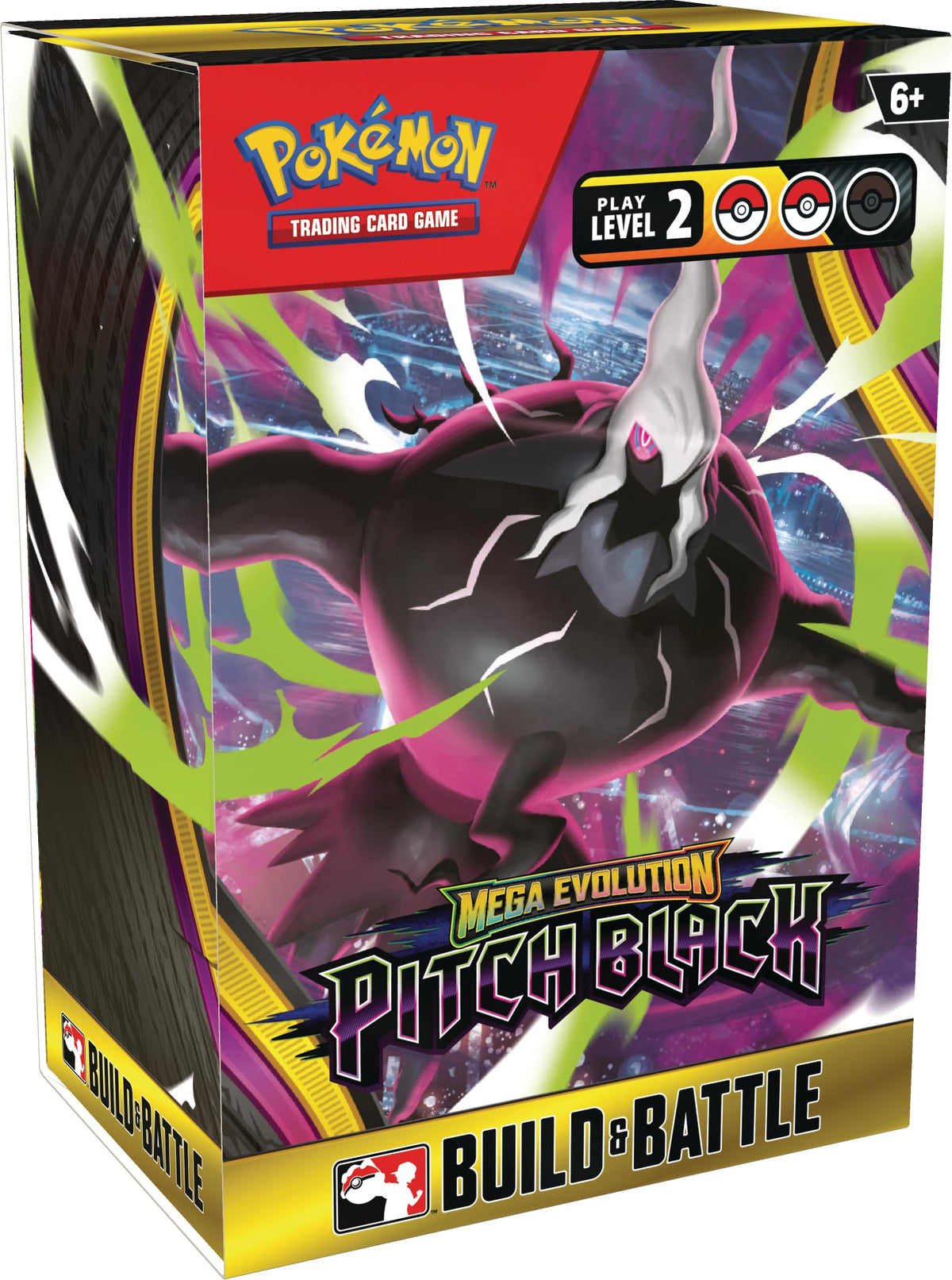 Pokémon Tcg: Mega Evolution—pitch Black Build & Battle Box A46000