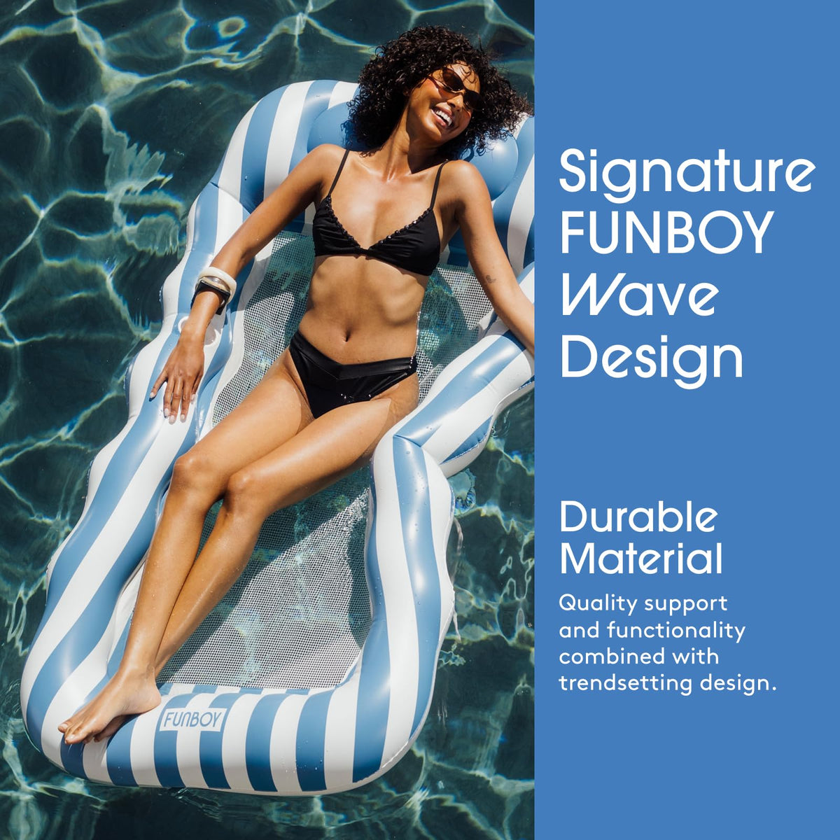Striped Mesh Pool Lounger I4202