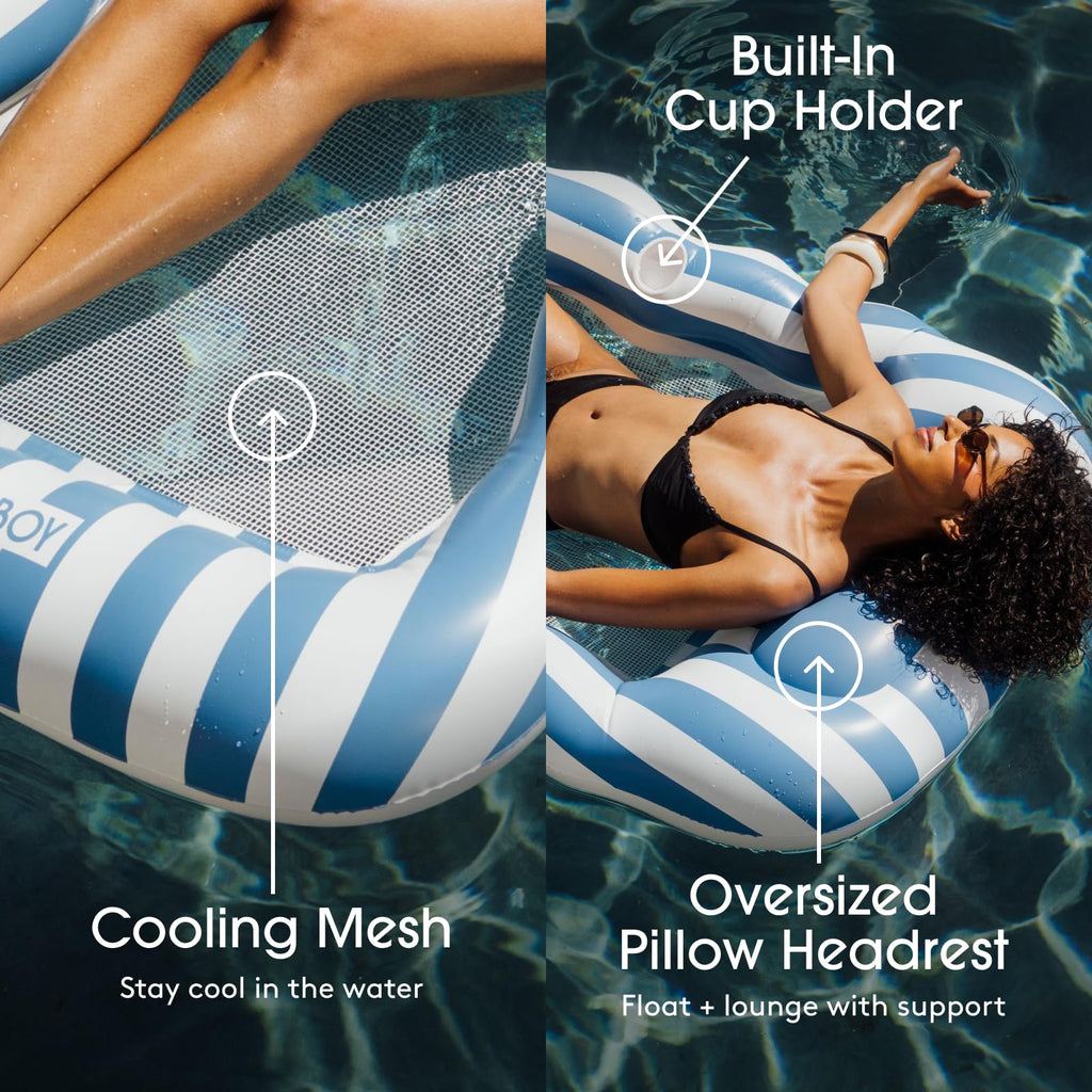 Striped Mesh Pool Lounger I4202
