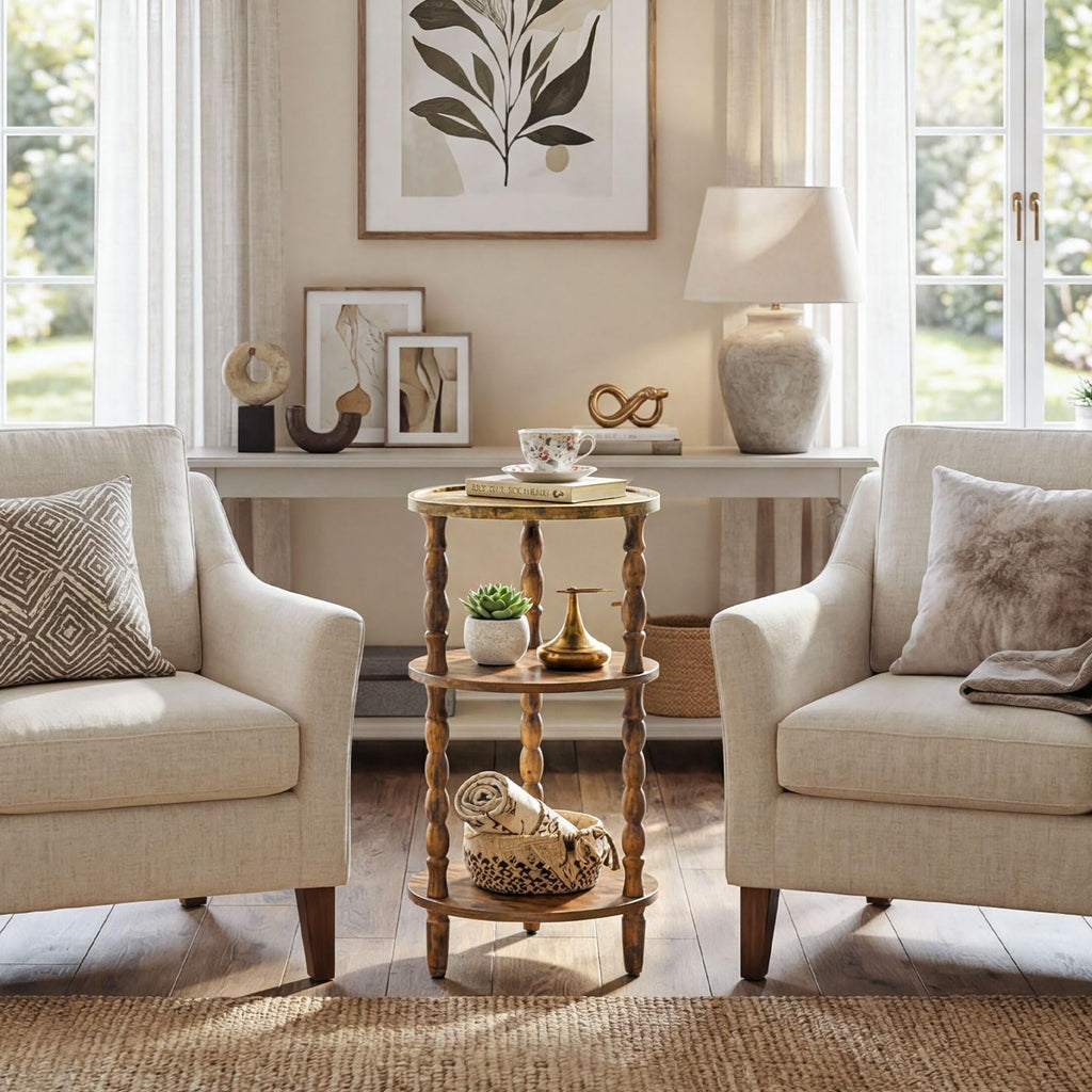 Small Round Side Table G6079