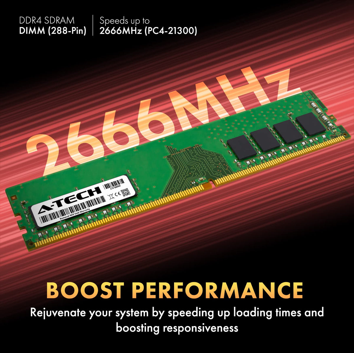 16GB DDR4 2666 MHz Non-ECC Desktop RAM Memory Modules I307072